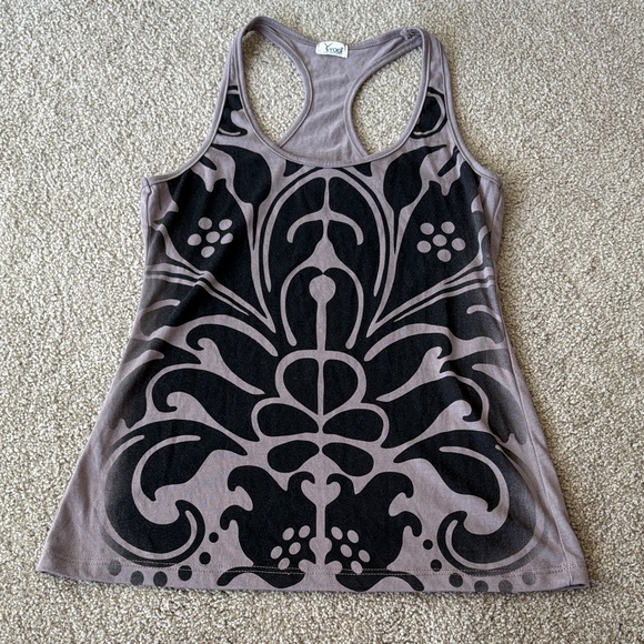 Women's Black and Gray Tank Top - Picture 1 of 4